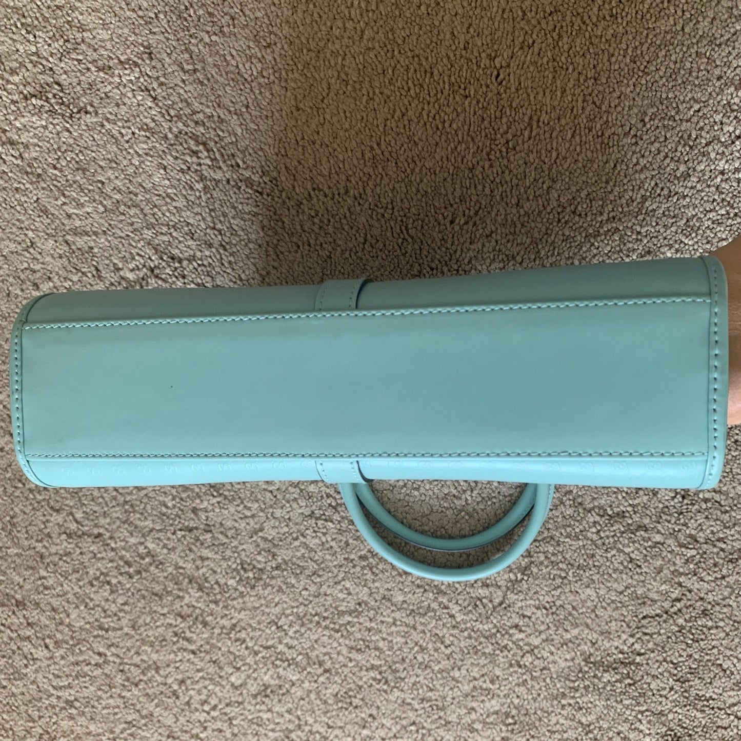 G1044 Gucci micro GG Jackie bag in light blue leather with dust bag