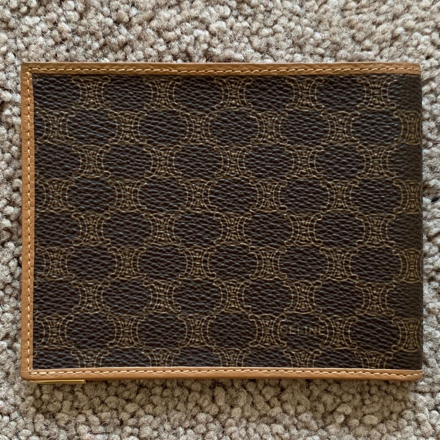 CL1020 Celine men's bifold macadam wallet