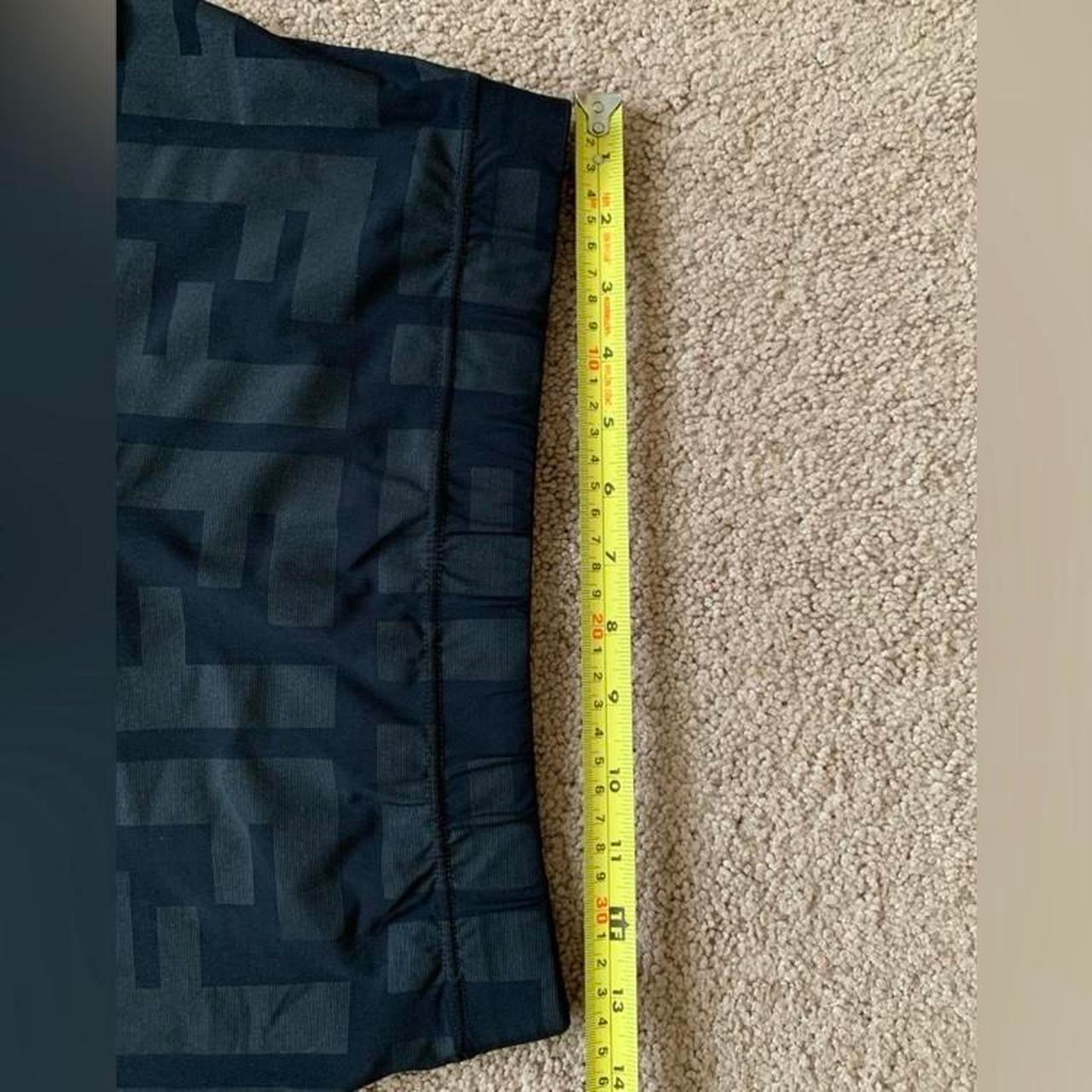 authentic Fendi monogram men’s black swim trunks