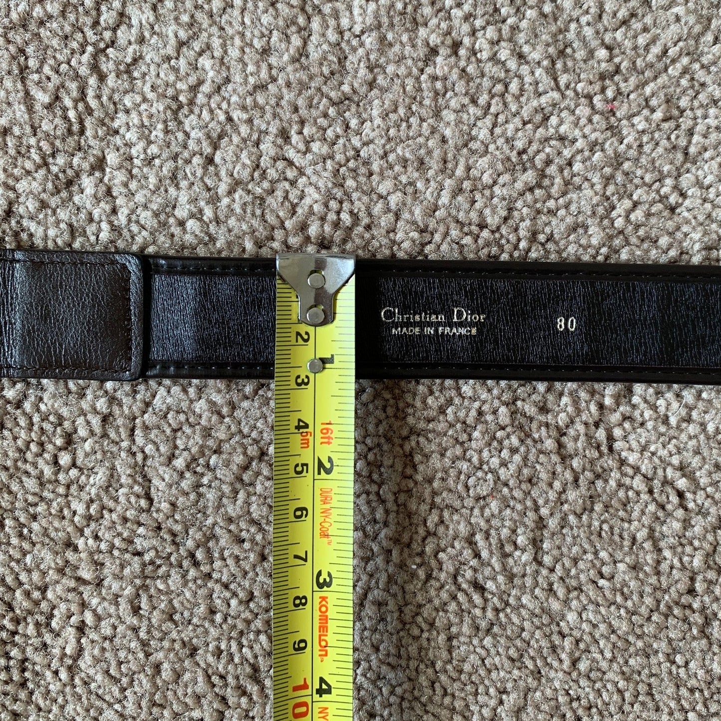 D1016 Christian Dior women's 80 cm trotter belt