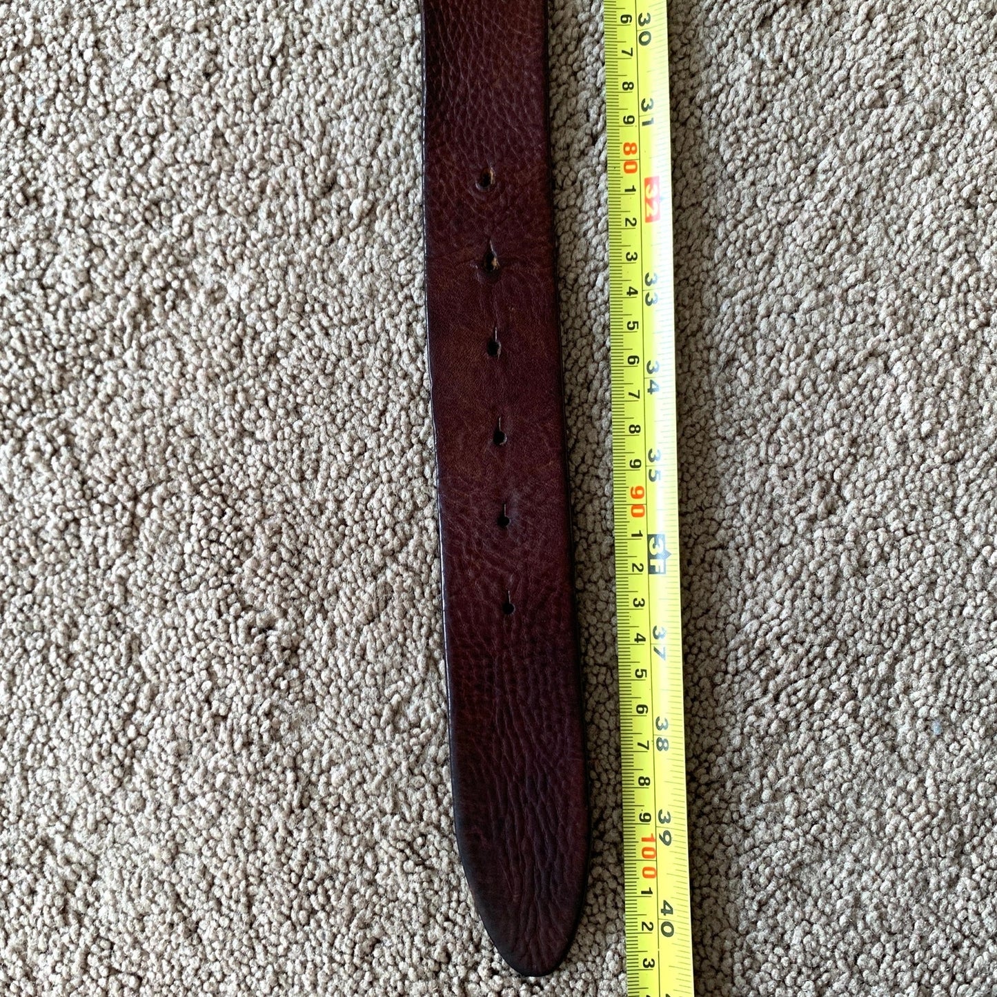 DG1020 Dolce & Gabbana unisex women men brown leather belt size 90 cm 36 inch