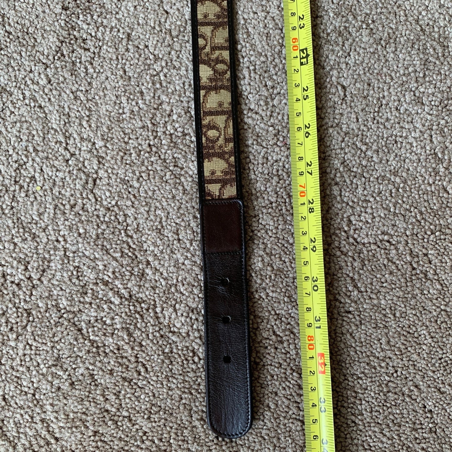 D1016 Christian Dior women's 80 cm trotter belt